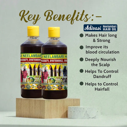 Adivasi Neelambari Hakki Pikki Herbal Hair Oil